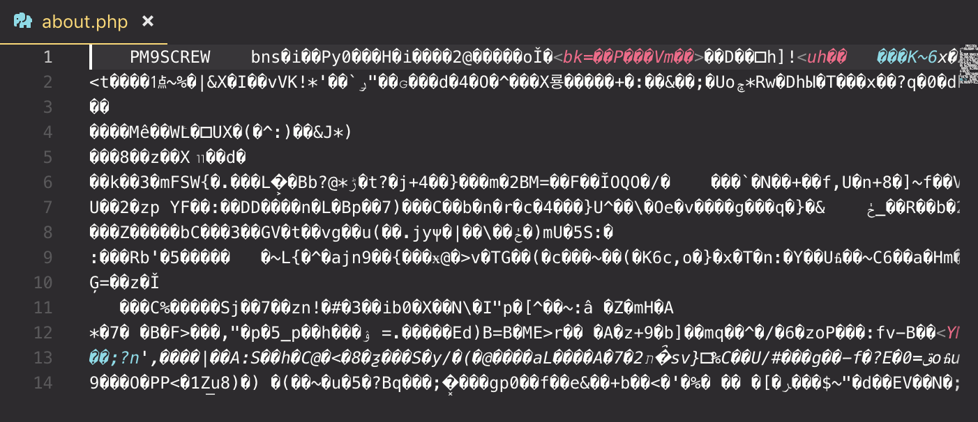 PHP_SCREW解密PM9SCREW | JrD's blog